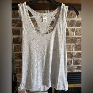 Victoria secret sport strappy cage back tank new size XS grey